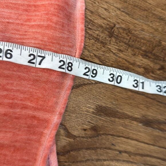 Free people acid wash lace collared blouse xs - Picture 6 of 9